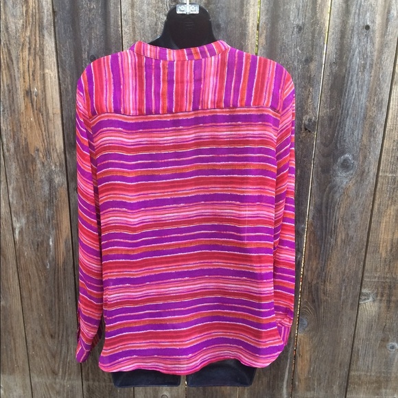 Liz Claiborne Petite striped blouse - Picture 4 of 4